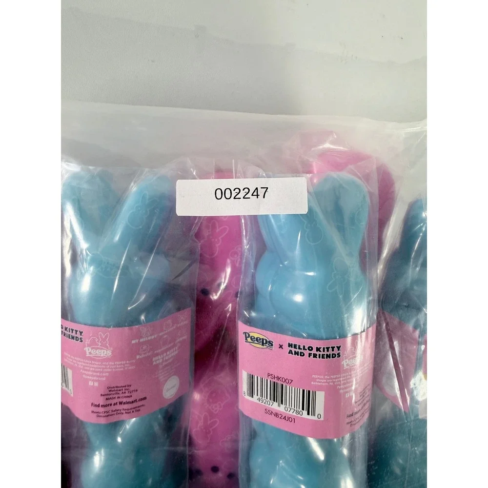 Peeps x Hello Kitty Friends Easter Treat Containers Lot of 6 3-Packs‎ 18 Total